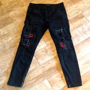 Victorious black skinny jeans for men. Size 34